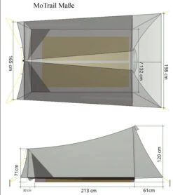 Tarptent MoTrail Mit Front Und Rearpole 19 Tarptent MoTrail Mit Front Und Rearpole -Xpert Trekking MoTrail masse